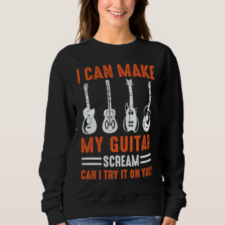 Kan Mijn Gitaar Gillen Kan Ik Het Proberen Gitaar Trui