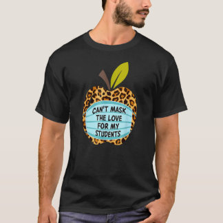 Kan mijn liefde voor lesgeven niet verbergen terug t-shirt