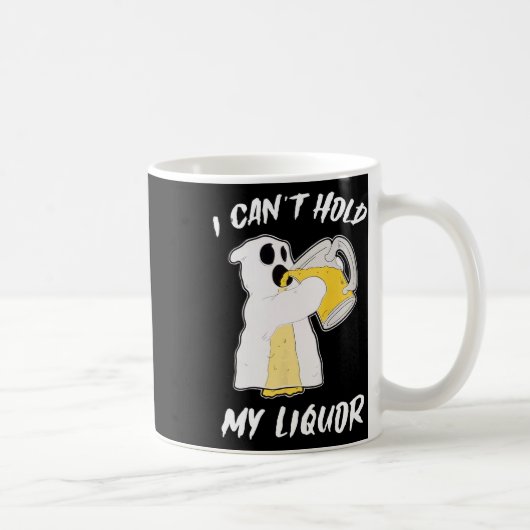 Kan mijn Liquor Ghost Halloween-bier niet vasthoud Koffiemok (Rechts)