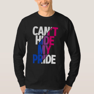 Kan mijn persoonlijke biseksuele vlag niet verberg t-shirt