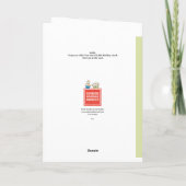 "Kan mijn pols niet voelen" Funny Birthday Kaart 0 (Achterkant)