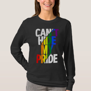 Kan mijn Pride LGBTQ Gay Pride vlag Rainbow L niet T-shirt