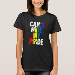 Kan mijn Pride LGBTQ Gay Pride vlag Rainbow L niet T-shirt