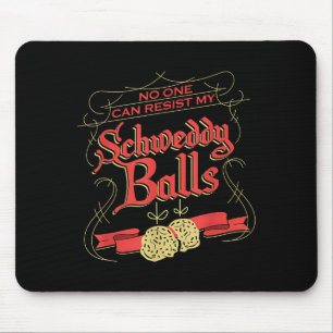 Kan mijn Schweddy Ball Snoep Lelijke Kerst Kleding Muismat