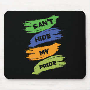 Kan mijn trots niet verbergen LGBTQ Gay Pride Muismat