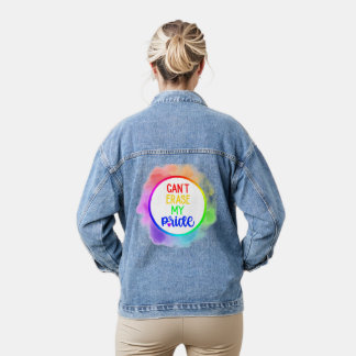 Kan mijn trots niet wissen denim jacket