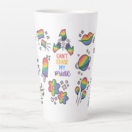Kan mijn trots niet wissen LGBTQ Latte Mok