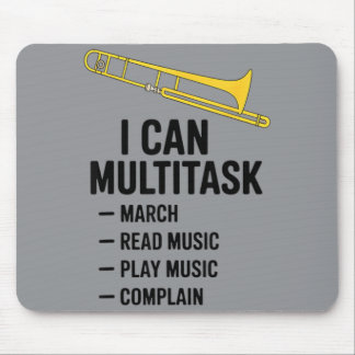 Kan Multitasken Grappig Marching Band Cadeau Grapp Muismat