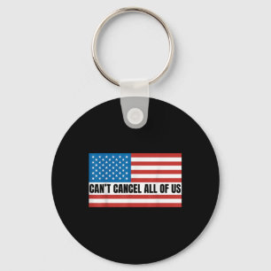Kan niet alle Amerikaanse vlag annuleren Sleutelhanger