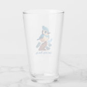 Kan niet blijven, Blauwe Gaai Glas (Achterkant)