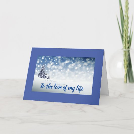 *KAN NIET DENKEN AAN IEMAND DIE IK NOG MEER ZOU HE FEESTDAGEN KAART (Voorkant)