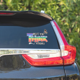 Kan niet eens denken sticker