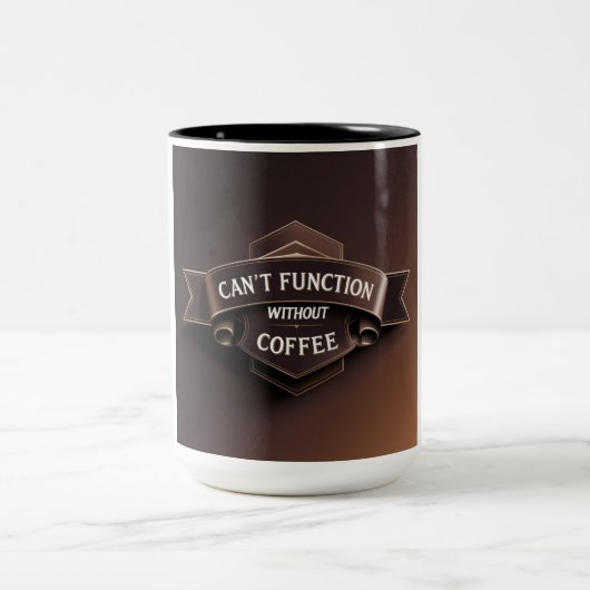 Kan niet functioneren zonder koffie Mok (Center)