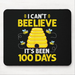 Kan niet geloven dat het 100 dagen bijen 100ste da muismat
