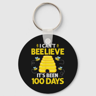 Kan niet geloven dat het 100 dagen bijen 100ste da sleutelhanger