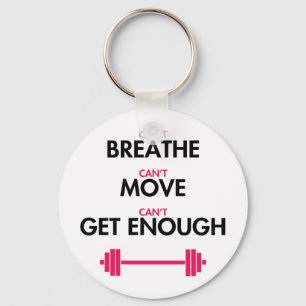 Kan niet genoeg worden sleutelhanger