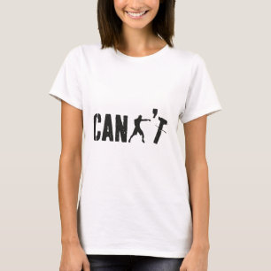 Kan niet grappige bokstrainer bokstrainer bokser s t-shirt