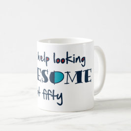 Kan niet helpen geweldige te kijken op 50 koffiemok