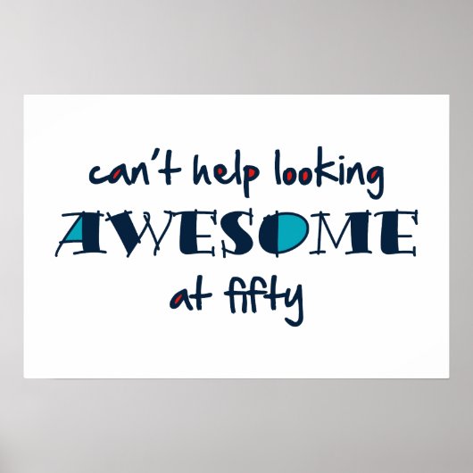 Kan niet helpen geweldige te kijken op 50 poster (Voorkant)