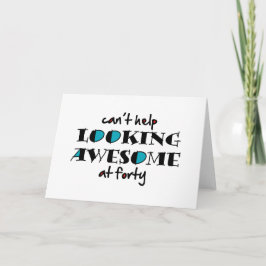 Kan niet helpen om geweldige te kijken naar 40