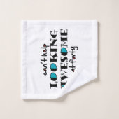 Kan niet helpen om geweldige te kijken naar 40 bad handdoek (Wasdoekje)