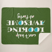 Kan niet helpen om geweldige te kijken naar 40 sherpa deken (Voorkant (horizontaal))