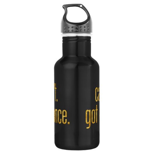 Kan niet. Ik heb Dans. Waterfles (Achterkant)