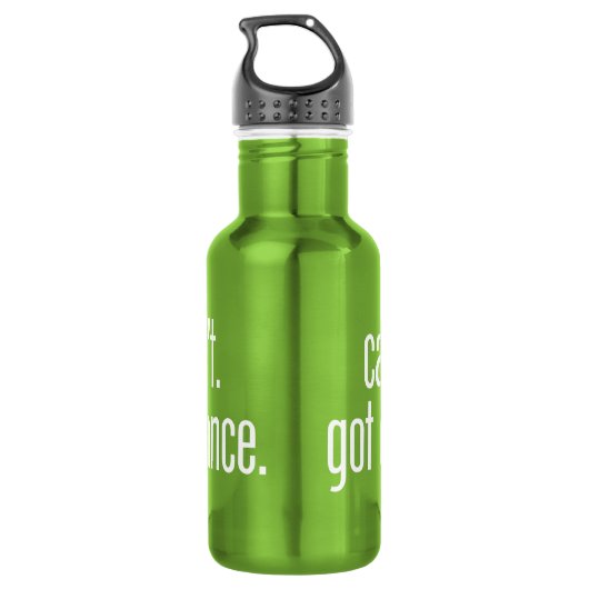 Kan niet. Ik heb Dans. Waterfles (Achterkant)