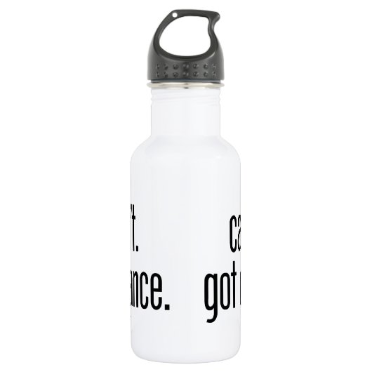 Kan niet. Ik heb Dans. Waterfles (Voorkant)