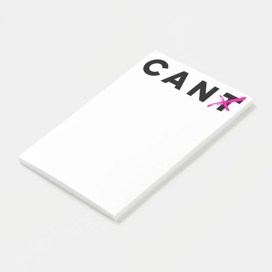 Kan niet in Can Sticky Notes (Schuin)