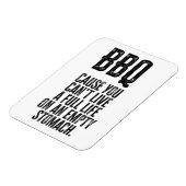 Kan niet leven zonder BBQ Magneet (Linkerzijde)