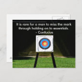 Kan niet missen briefkaart (Voorkant / Achterkant)