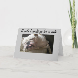 KAN NIET NAAR EEN WALK-TOO SAD GAAN KAART