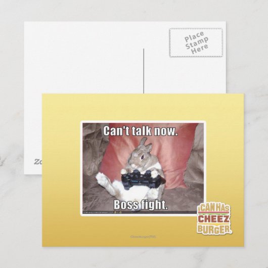 Kan niet nu spreken, strijd leiden briefkaart (Voorkant / Achterkant)