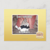 Kan niet nu spreken, strijd leiden briefkaart (Voorkant)