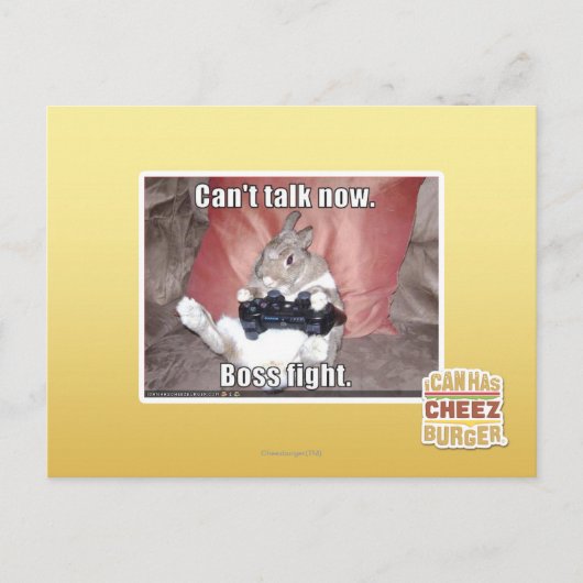 Kan niet nu spreken, strijd leiden briefkaart (Voorkant)