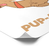 kan niet ontsnappen aan de pup-arazzi poster (Hoek)