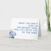 Kan niet op de fel zijaanmoedigingskaart kijken kaart (Voorkant)