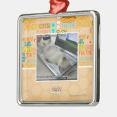 Kan niet reageren metalen ornament (Links)