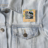 Kan niet reageren vierkante button 5,1 cm (In situ)