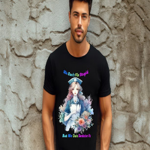 Kan niet repareren Stomme: Serene Tuin Verpleegste T-shirt