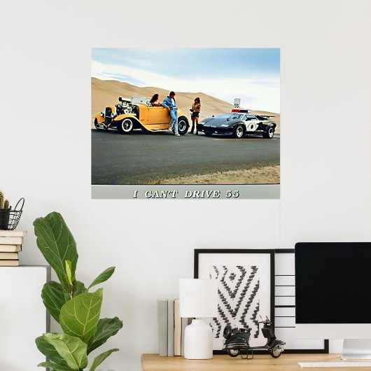 Kan niet rijden 55 poster (Thuiskantoor)