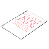 Kan niet rustig blijven - ik word getrouwd met een notitieboek (Linkerzijde)