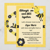 Kan niet samen de Uitnodiging van het Baby shower (Voorkant / Achterkant)