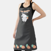 Kan niet serieus wortel editie - Bunny Pun Schort (Insitu)