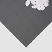 Kan niet serieus wortel editie - Bunny Pun Tissuepapier (Detail)