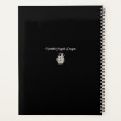 Kan niet spellen woensdag GRAPPIG QUOTE Zwart Plez Planner (Achterkant)