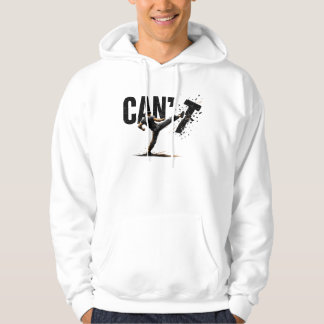 Kan niet stoppen met vechten Vechtkunst Kickboksen Hoodie