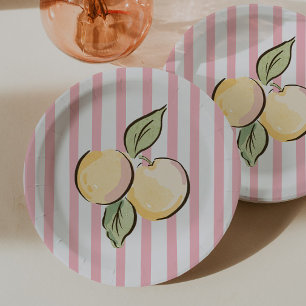 Kan niet wachten om je te knuffelen Citrus Baby Papieren Bordje
