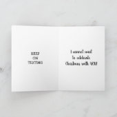 KAN NIET WACHTEN OM MET *JOU* CHRISTMAS KAART TE C (Binnen)